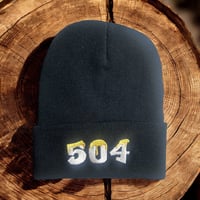 Image 4 of Custom Area Code Beanie / Custom Colors