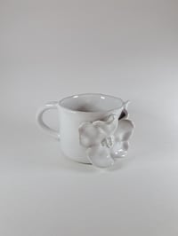 Image 1 of Floral Mug (white