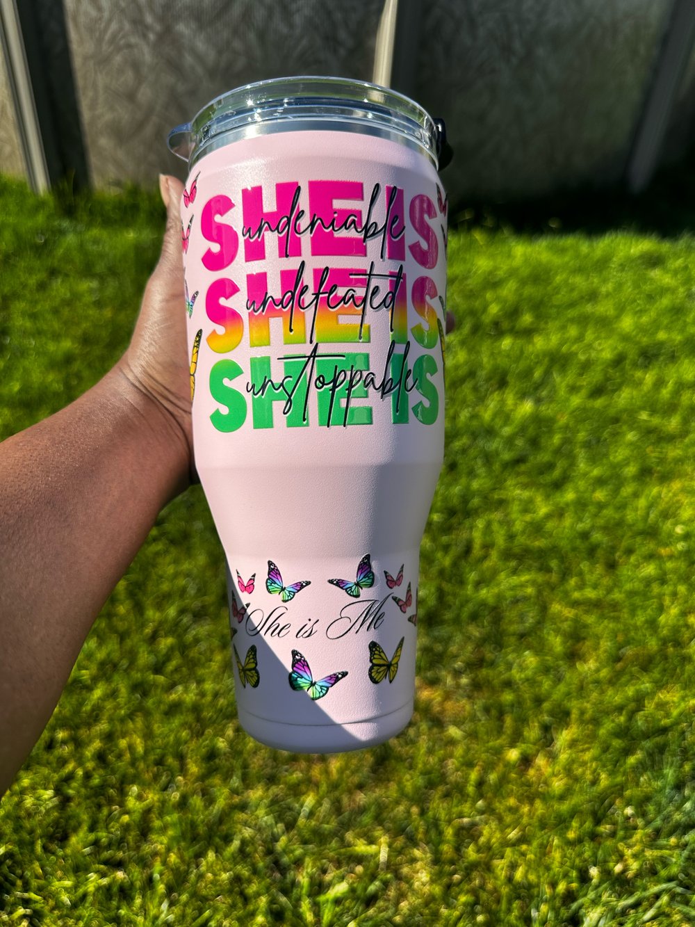 Image of 40oz. cup She is (Top & Bottom )NEW