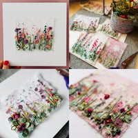 Image 1 of ONLINE 25th Sept 11.30pm Embroidered Flower Meadow Workshop