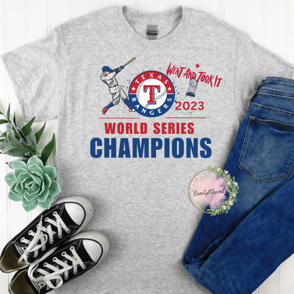 Image of Texas Rangers World Series Champions T-shirt