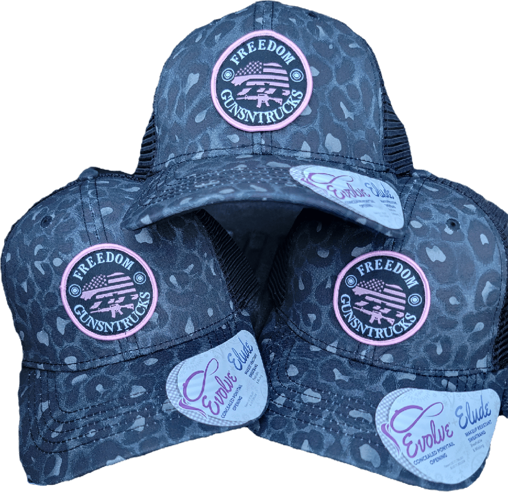 Ladies Concealed Pony Hats