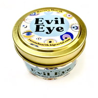 Image 3 of Evil Eye Candle | 4 oz | Metal Tin