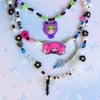 Image 1 of Handmade Bead Charm Necklaces!!