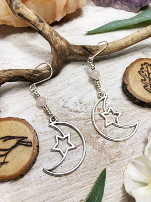 Image of Starry Moon Earrings (RQ)
