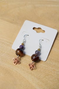 Image 3 of Botswana Agate Beaded Earrings