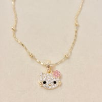 Image 1 of Pink Hello Kitty Necklace