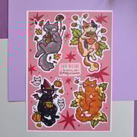 Image 4 of Cute Kitties - vinyl sticker set