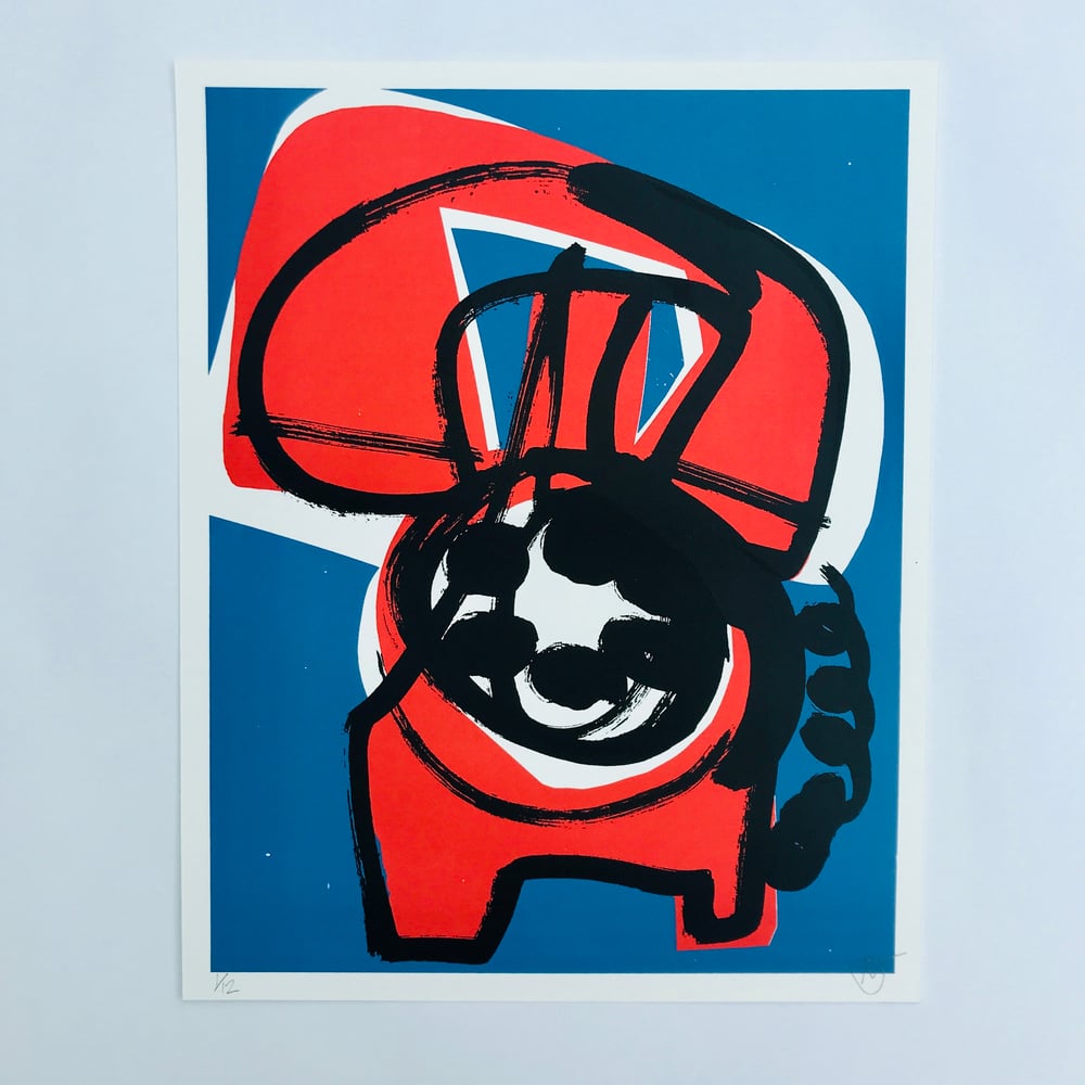 Red Telephone 2 screen print 