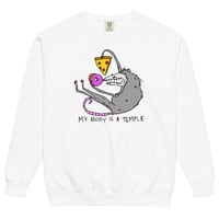 Image 2 of temple Unisex garment-dyed sweatshirt 