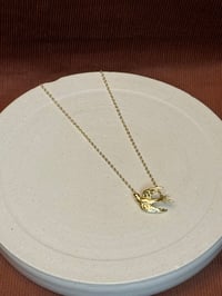 Image 2 of Swallow 18k Gold Pendant Necklace