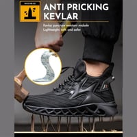 Image 20 of Steel Toe Safety Shoes & Boots | Puncture Proof Work Shoes + 1Pair of 4D Shoe In-Soles