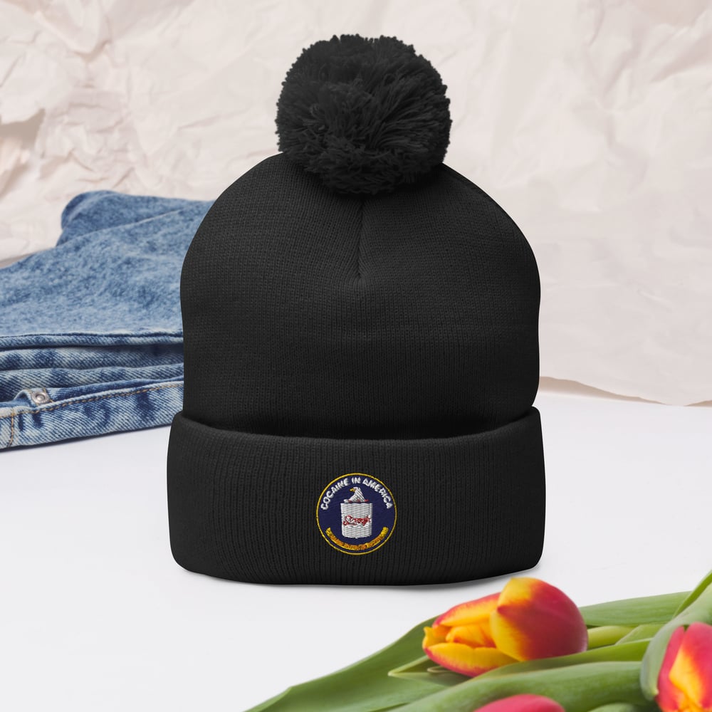 CoCaine in america Pom-Pom Beanie