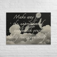 Sardines or Stars Affirmation Canvas Print