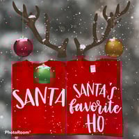 Santa Shirt, Santa's Favorite Ho Shirt, Couple Christmas Shirts, Couples Unisex T Shirt cotton