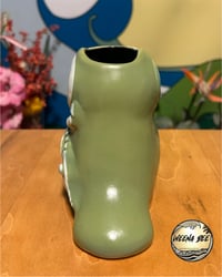 Image 4 of “Twocan” Tiki Cocktail Mug - Emerald Glaze •Free Shipping•