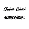 Subie Chick Decals 