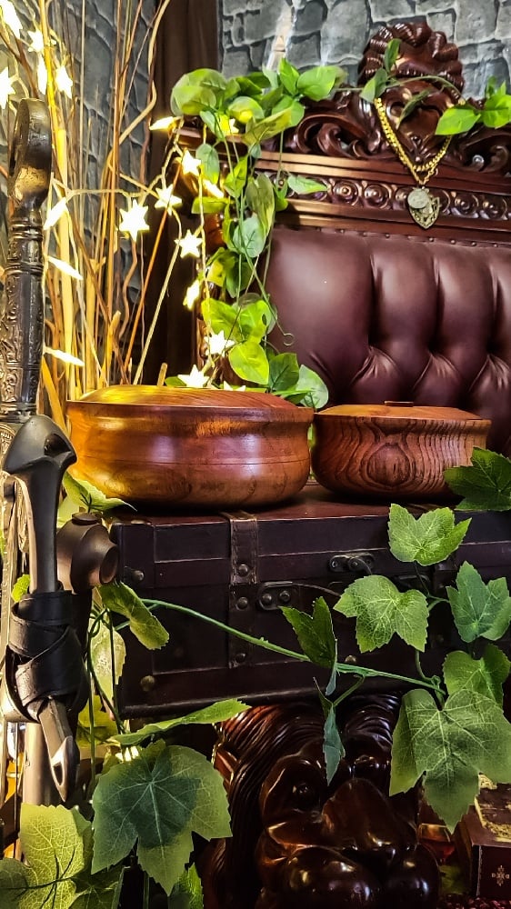 👑The Armored Eldenwood Harvest Keeper Wooden Bowl