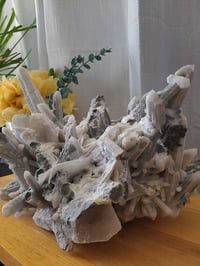 Image 5 of 10lb Rare Candle Quartz & Calcite Crystal Specimen 