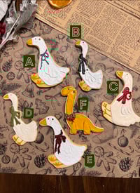 Image 1 of Goose Cookie Ornaments