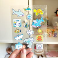 Image 3 of puffy clear sticker sheets 