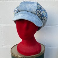 Image 5 of Acid wash Denim and Floral hat 