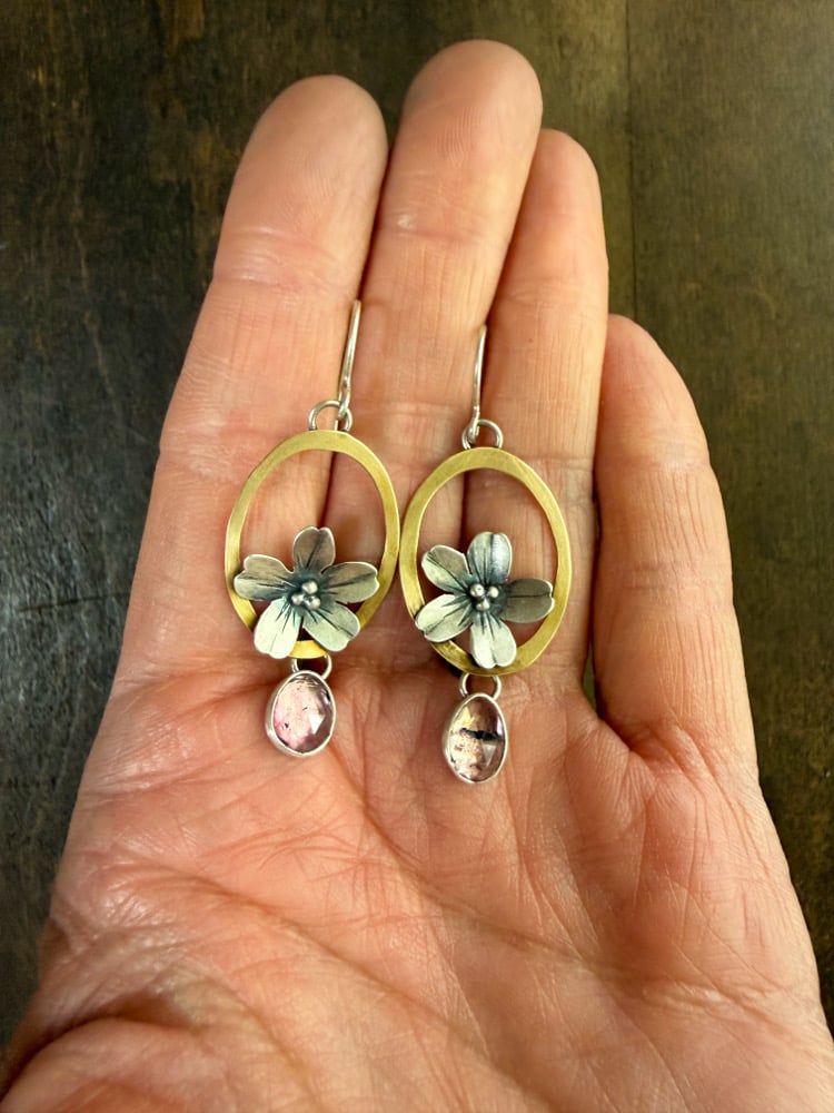 Image of Cherry Blossom Dangle Earrings