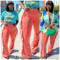 Image 1 of Orange fringy pants *pants only!