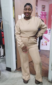 Image 1 of Tan Sweat Suite 