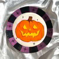Image 1 of Jack-o-lantern Plate