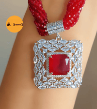 Image 2 of Prava_Short Hydropotey Necklace Set 