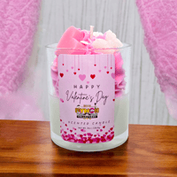 Image 1 of Handmade Scented Valentines Candle 