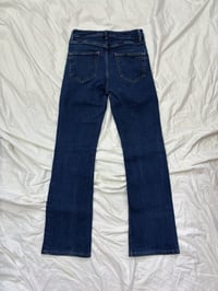 Image 2 of Zara dark blue flared jeans // 36