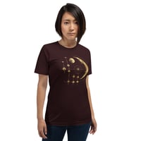 Image 13 of Gold Planetary Celestial Inspired Unisex t-shirt