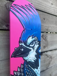 Image 2 of “Bruiser Jay”  original art-acrylics on skateboard 