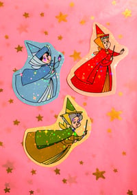 Image 1 of Flora Fauna Merryweather Stickers