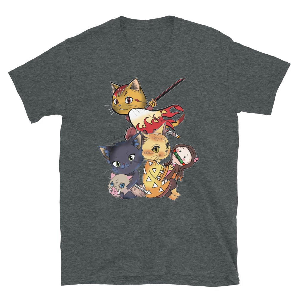 Cat Demon Slayer Short-Sleeve Unisex T-Shirt