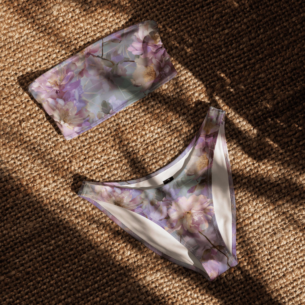 Image of Recycled bandeau bikini