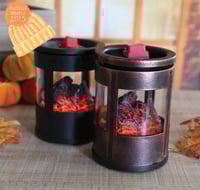 Burning Embers Melter Black & Copper 14cm