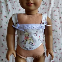 Dainty floral lamb corset