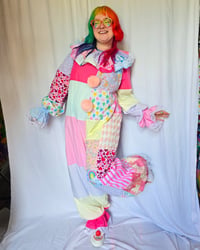 Image 3 of Pastel Patchwork clownsuit "XS"