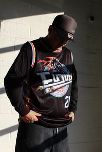 Image 4 of Future Bound DET style Basketball Jersey