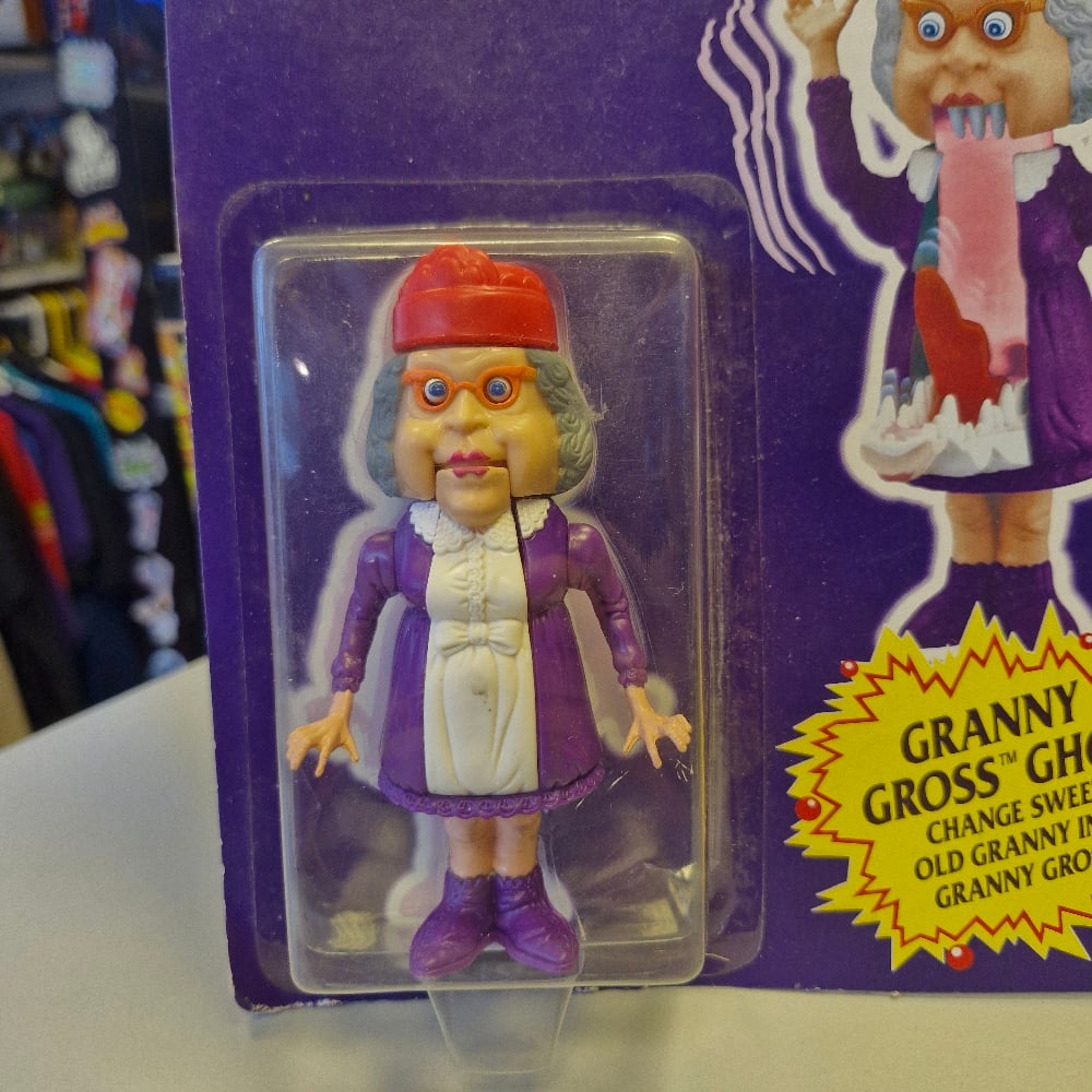 Image of Kenner The Real Ghostbusters Haunted Humans Granny Gross Ghost Action Figure (Carded)