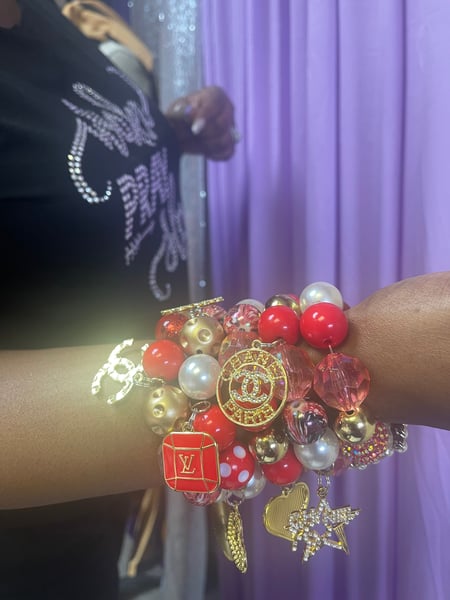 Image of Red Berry Bracelet Set