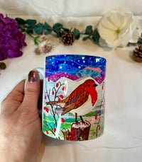 Image 4 of Christmas Robin Ceramic Mugs