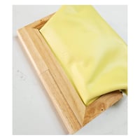 Image 5 of Buttercup Leather & Timber Clutch  