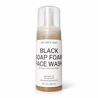 BLACK SOAP FOAM FACE WASH (4 OZ)