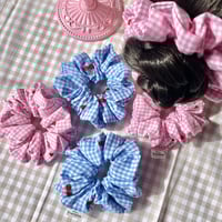 Image 1 of Gingham Scrunchie (Medium)