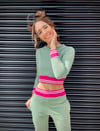 Cotton Candy - crop jumper