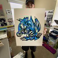 Image 1 of Blue Eyes Toon Dragon Art Print 